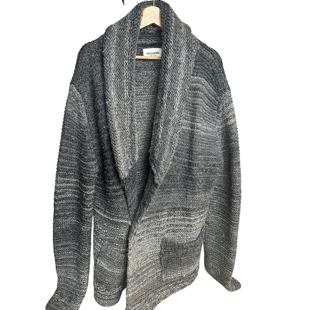 Zadig & Voltaire Wool Cardigan - Size XL MINT -Made in Italy
